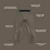 BATTLEGROUND MERINO 3/4 ZIP-OFF BOTTOMS - Merino - MTN OPS