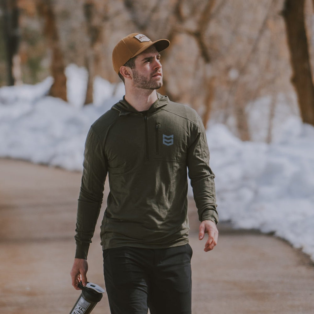 BATTLEGROUND MERINO HOODIE 180G - Merino - MTN OPS