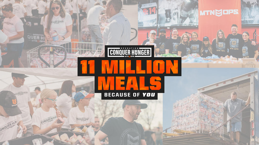 HUGE CONQUER HUNGER MILESTONE
