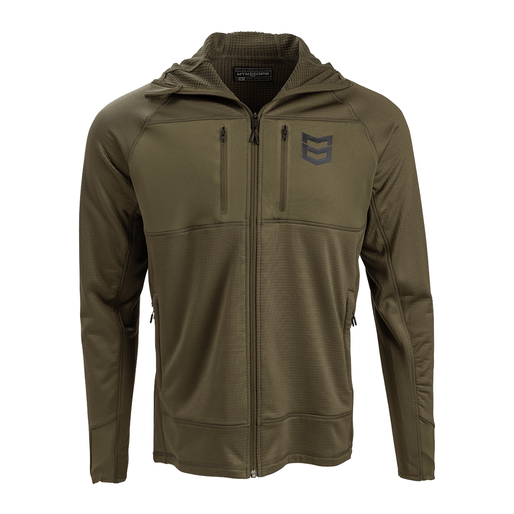 GEO GRID FLEECE 350gsm HOODIE – MTN OPS