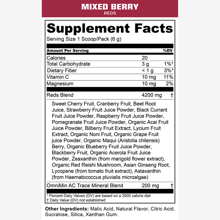 SUPER REDS - Supplements - MTN OPS