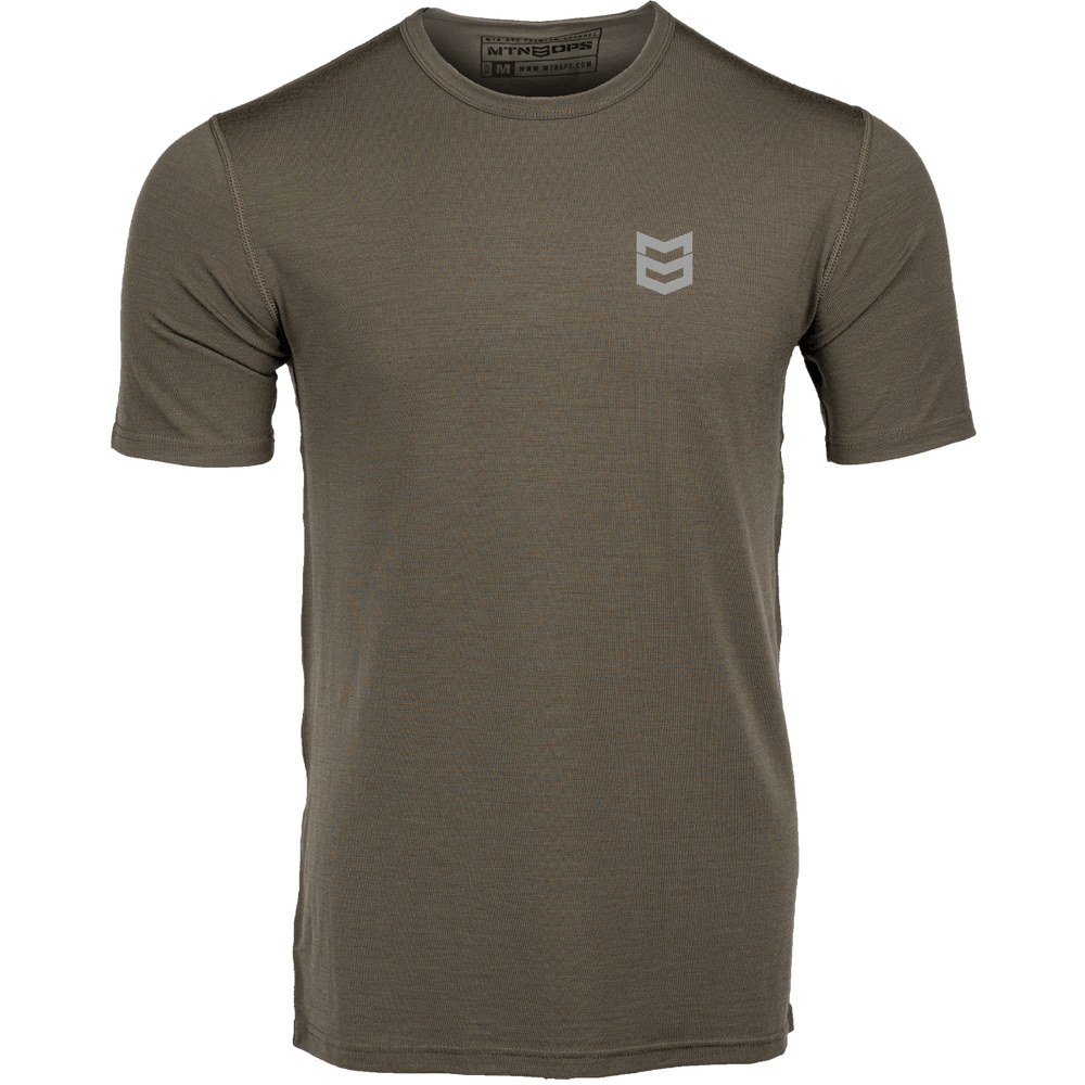 BATTLEGROUND MERINO 180G TEE - Merino - MTN OPS