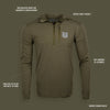 BATTLEGROUND MERINO HOODIE 180G - Merino - MTN OPS