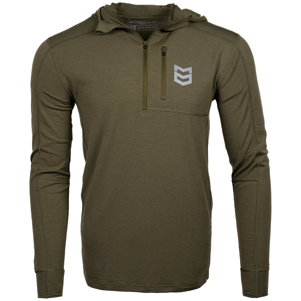 BATTLEGROUND MERINO HOODIE 180G - Merino - MTN OPS