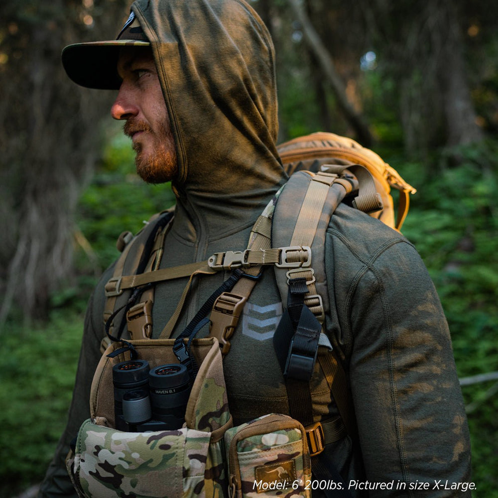 BATTLEGROUND MERINO HOODIE 260G - Merino - MTN OPS