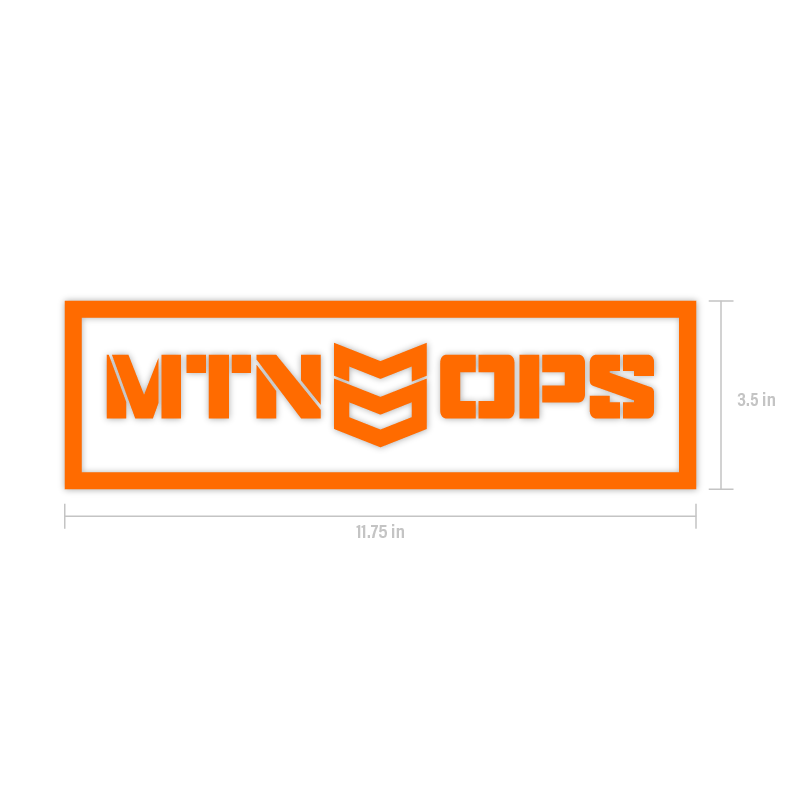 BOXED OUT DECAL - Decal - MTN OPS