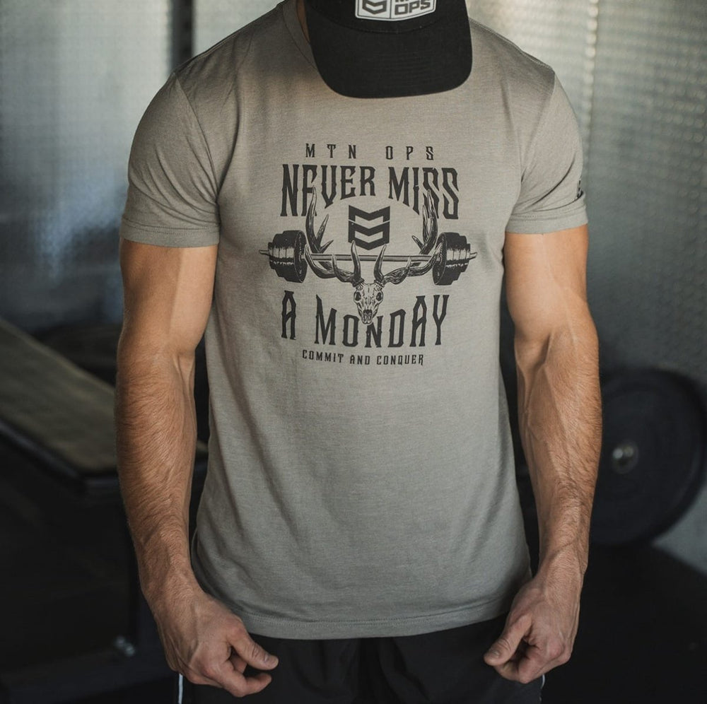 NEVER MISS A MONDAY TEE - Shirt - MTN OPS